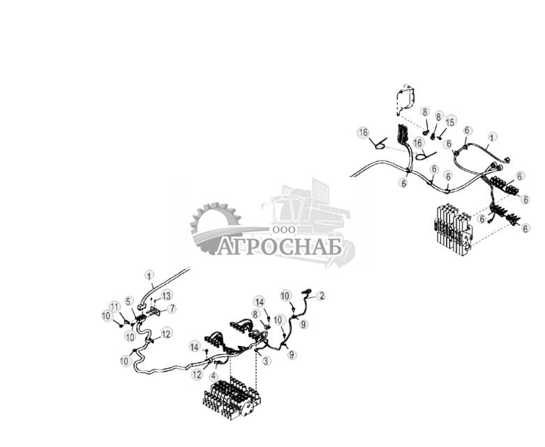 Жгут проводов электрогидравлического клапана, Grade Pro - ST3459 411.jpg